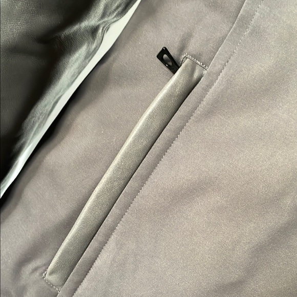 RUDSAK Women's Gray Leather and fur lined Parka coat - Picture 15 of 17